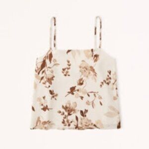 Abercrombie & Fitch Squareneck Cami Set Top